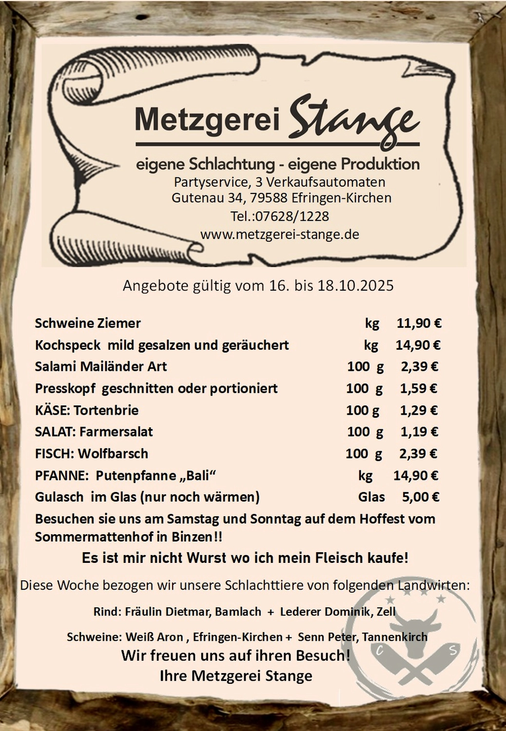  Wochenangebot